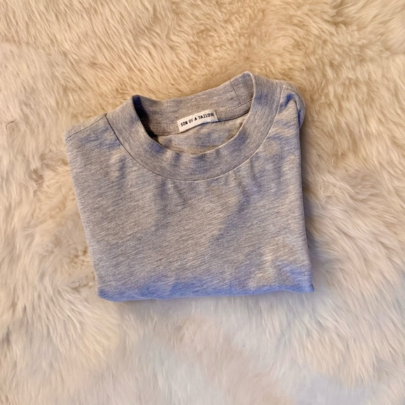 Son of a Tailor Grey Tee - Picture 4 of 4